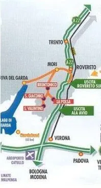 Veduta del Monte Baldo